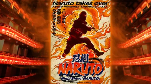 Ninja Show NARUTO, personnages principaux en costumes de scène