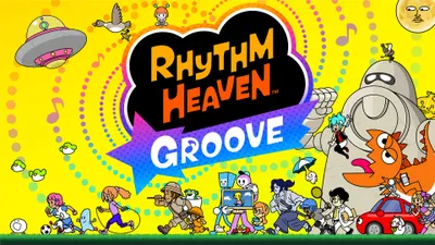 Rhythm Heaven Groove sur Nintendo Switch avec visuel officiel rythmique