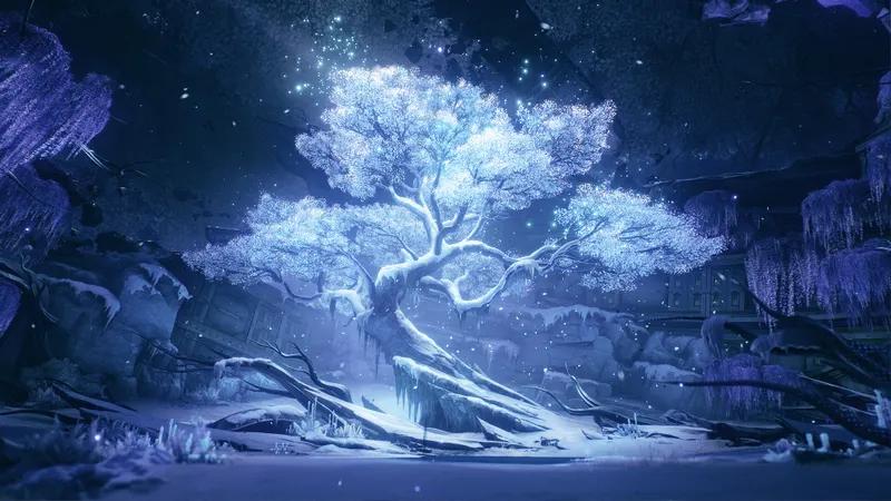 Capture officielle de Wuthering Waves montrant un environnement du jeu