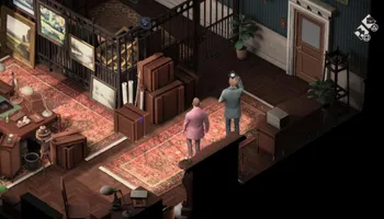 Poirot et Hastings mène l'enquête dans un appartement londonien