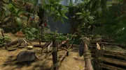 Jungle amazonienne de Green Hell avec le personnage prêt à survivre et à rejoindre une session coopérative sur PC