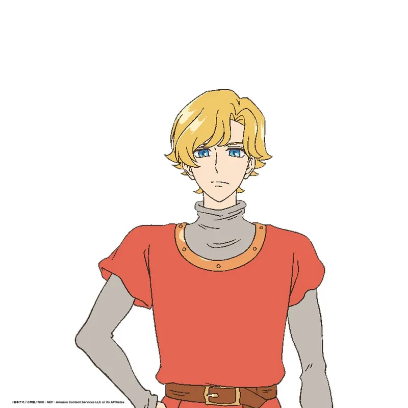 The Seven Knights of the Marronnier Kingdom: illustration of Justice, a new character in the cast