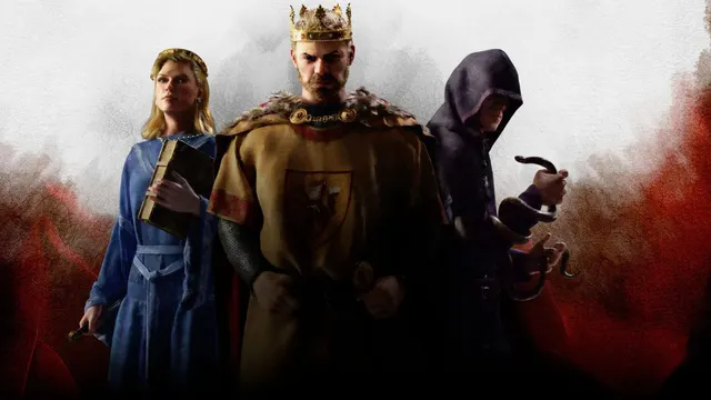 Personnages royaux de Crusader Kings III représentant les choix de dynastie avant une campagne pour restaurer Rome