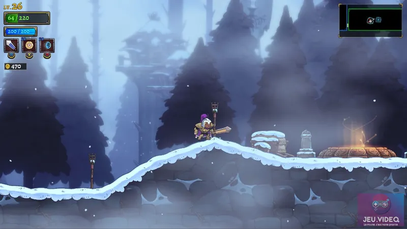 Monde neige Rogue Legacy 2