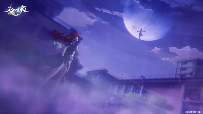 Honkai Star Rail 4.3 montrant une scène narrative dans le monde en peinture