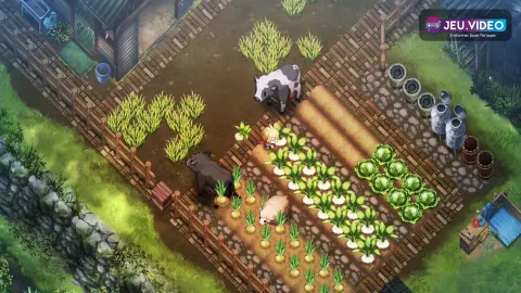 Official Village in the Shade header showing Kagatsu’s rural and mysterious world