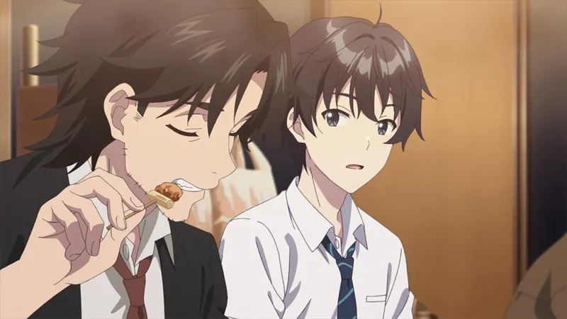 Visuel officiel de Chitose Is in the Ramune Bottle utilise comme contexte de gameplay pour la section 1 de l'article