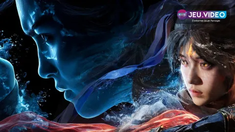 Visuel officiel de Genigods Nezha montrant Nezha et les pouvoirs d eau pour un guide de préparation au combat