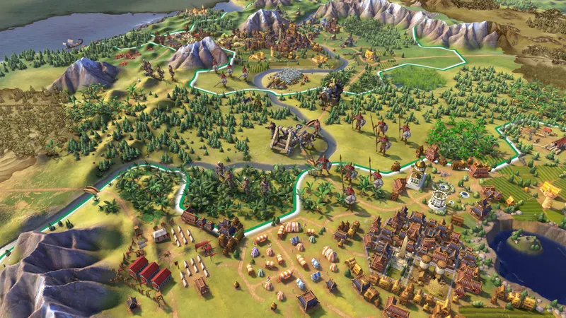 Imagen oficial de Steam de Sid Meier’s Civilization VI que ilustra una primera partida en PC o SteamOS