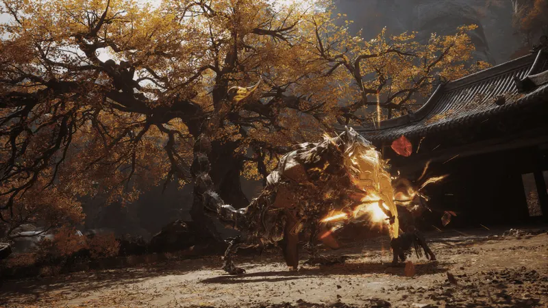 Capture officielle de Black Myth : Wukong montrant le contexte de gameplay pour l'étape 3 du guide joueur