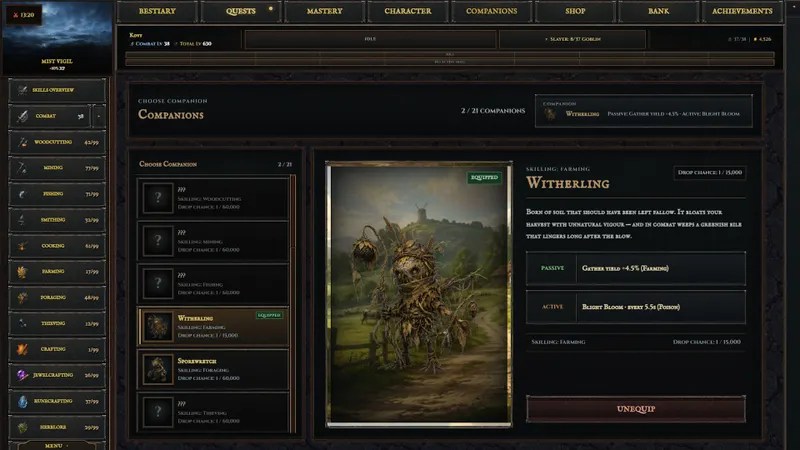 Grim Reach Idle : autre capture officielle du gameplay