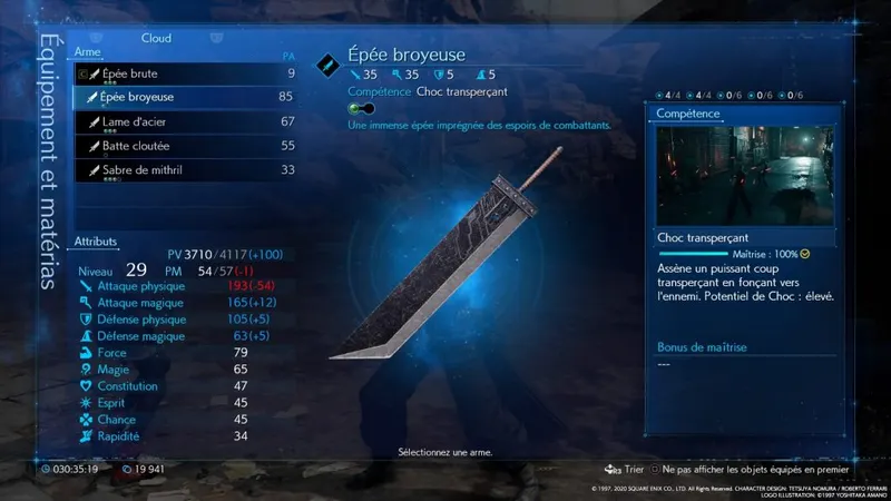 Final Fantasy VII Remake - Combat - Maitrise