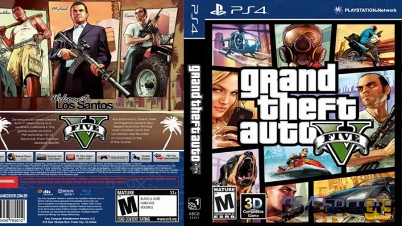 Jeux ps4 : Grand Theft Auto V à commander cet automne