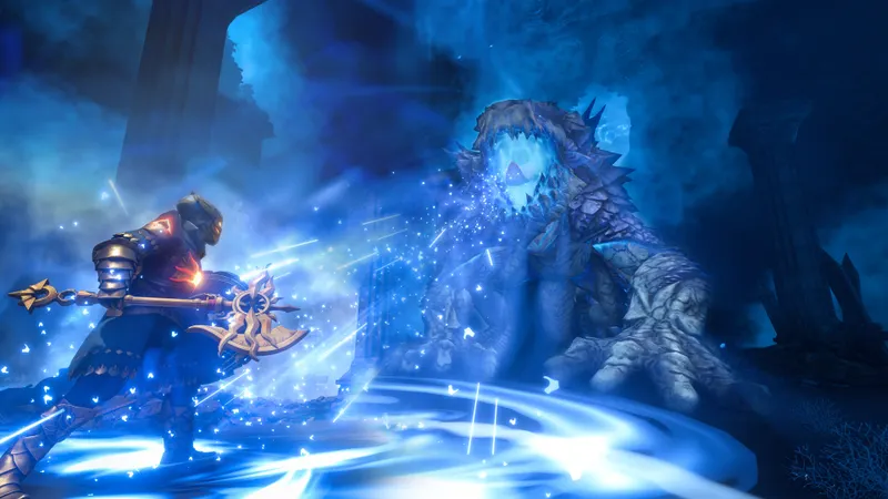 Enshrouded, a screenshot from the Steam gallery showing the game