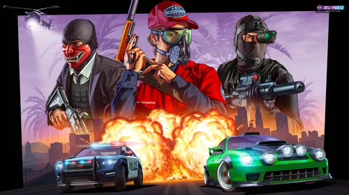 GTA Online Mission Creator sur une illustration officielle de Los Santos