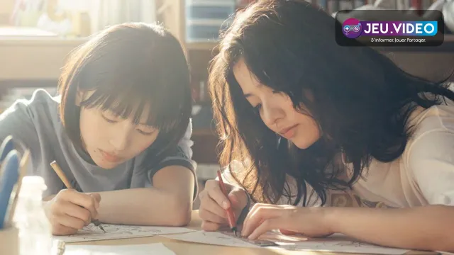 Fujino et Kyomoto dans le film live-action Look Back de Hirokazu Kore-eda