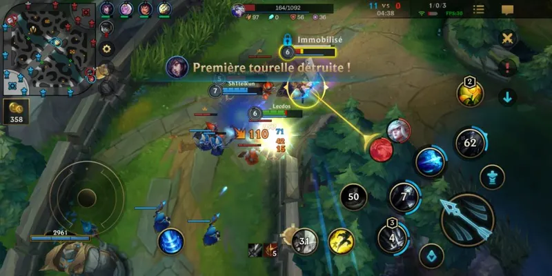 League of Legends Wild Rift - combat 2