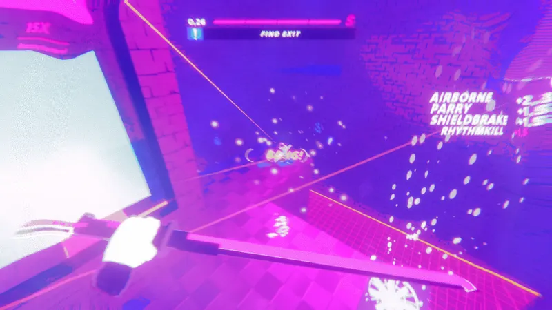 RHYTHMKILL: arenas de neón en una imagen oficial