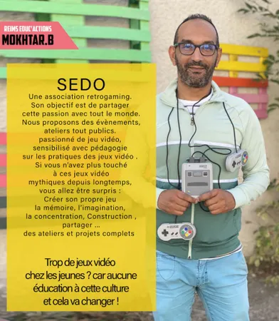 Derrière l'écran - Moktar Benzaidi, fondateur de l'association retrogaming SEDO