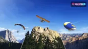 Goodyear Blimp en vol dans Microsoft Flight Simulator 2024