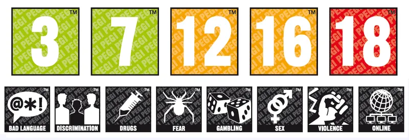 PEGI Ratings : une application pour choisir un jeu vidéo adapté ...