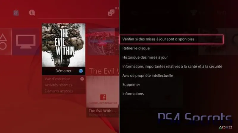 Les faces cachées de la Playstation 4 sur la Mise à jour 2.00