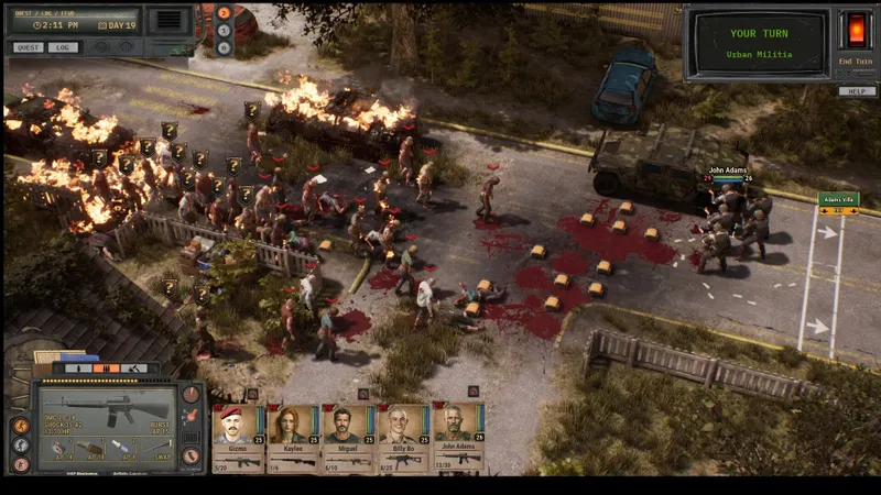 Capture officielle de Urban Strife montrant le contexte de gameplay pour l'étape 2 du guide joueur