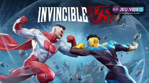 Invincible VS Accolades montrant Mark Grayson et Omni-Man en plein combat