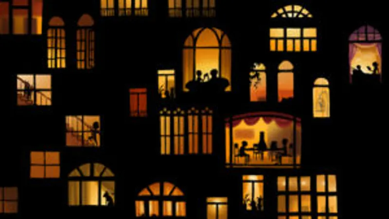 allumette illumination des immeubles