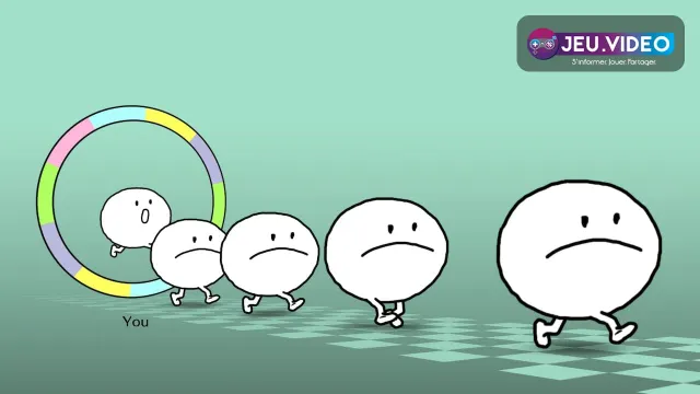 Rhythm Heaven Groove test avec key art officiel coloré et logo du jeu Nintendo