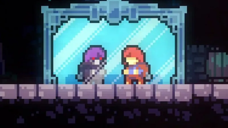 Madeline et Badeline dans le miroir