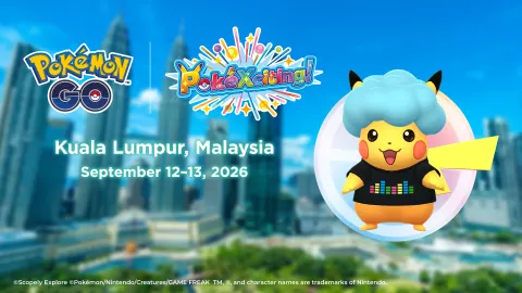 PokéXciting Kuala Lumpur, visuel officiel de Pokémon GO à KLCC Park