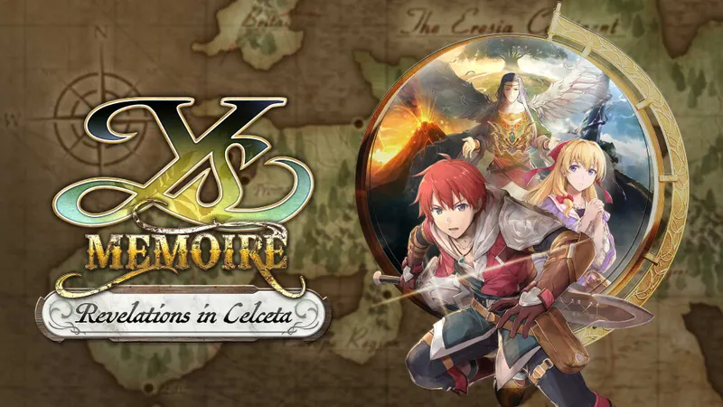 Ys Memoire : Revelations in Celceta sur Nintendo Switch, retour officiel d\