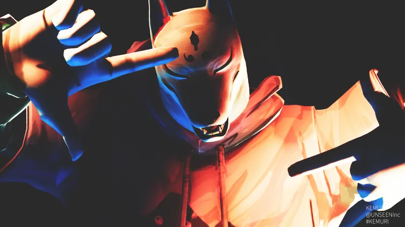 Kemuri trailer montrant un masque de yokai et le pouvoir Foxwindow