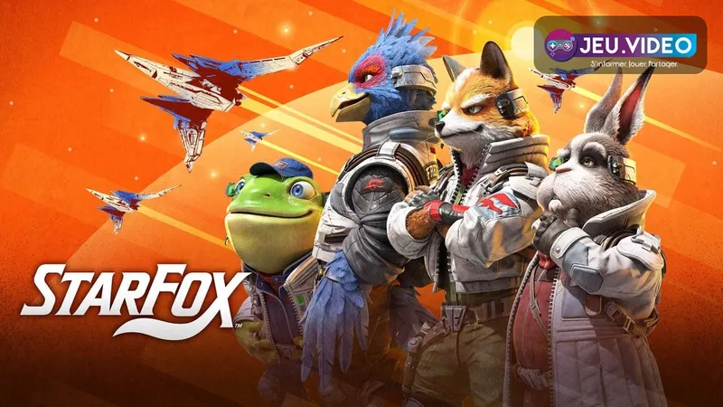 Star Fox Switch 2 montre Fox McCloud, son equipe et les Arwings du remake