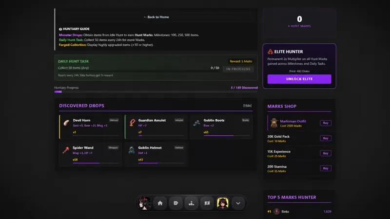 Capture Steam officielle de Vanya Online - Idle MMORPG montrant une autre vue de jeu