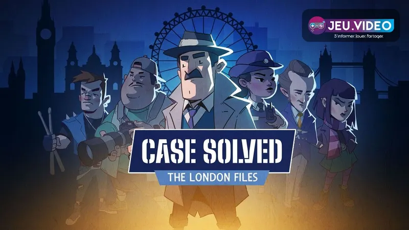 Scène d’enquête londonienne dans Case Solved The London Files avec des détails environnementaux à examiner