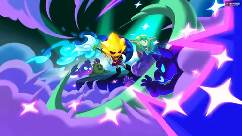 Visuel officiel Brawl Stars représentant plusieurs Brawlers à améliorer selon les ressources disponibles.