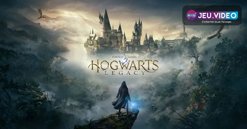 Grand escalier de Poudlard dans Hogwarts Legacy utilisé comme repère avant la chasse aux lunes de Demiguise
