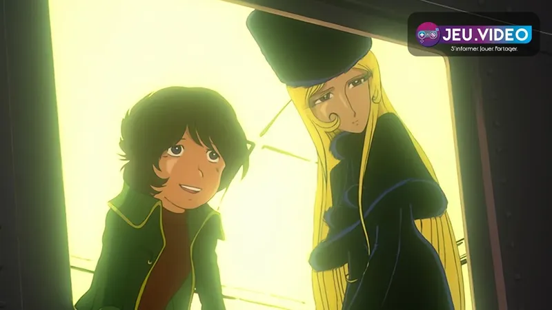 Imagen oficial de la nueva película de Galaxy Express 999
