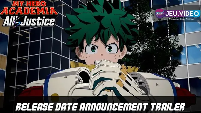 My Hero Academia : All’s Justice, visuel officiel du jeu de combat