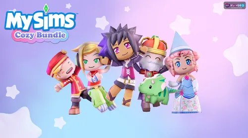 Visuel EA du crossover Les Sims 4 x Bridgerton, sans représentation de MySims : Cozy Bundle