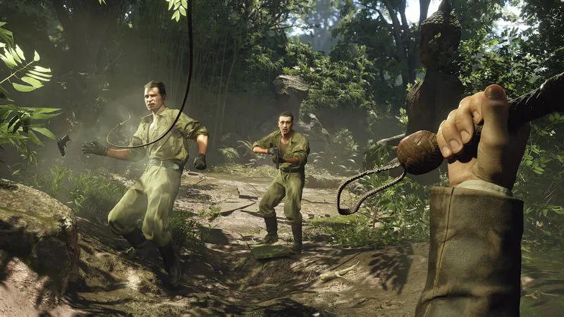 Capture officielle de Indiana Jones et le Cercle Ancien montrant le contexte de gameplay pour l'étape 3 du guide joueur