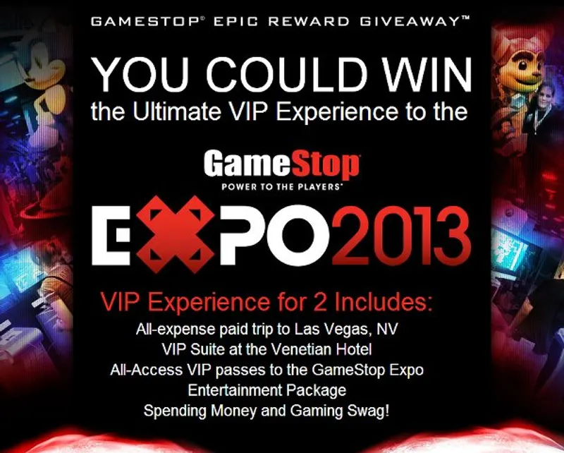 Gamestop 2013 VIP Invitation Gamestop 2013