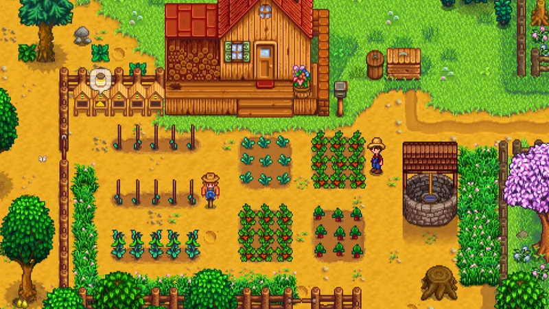 Official Stardew Valley Steam artwork used as a reference for testing controller, mouse and keyboard controls without changing several settings at once