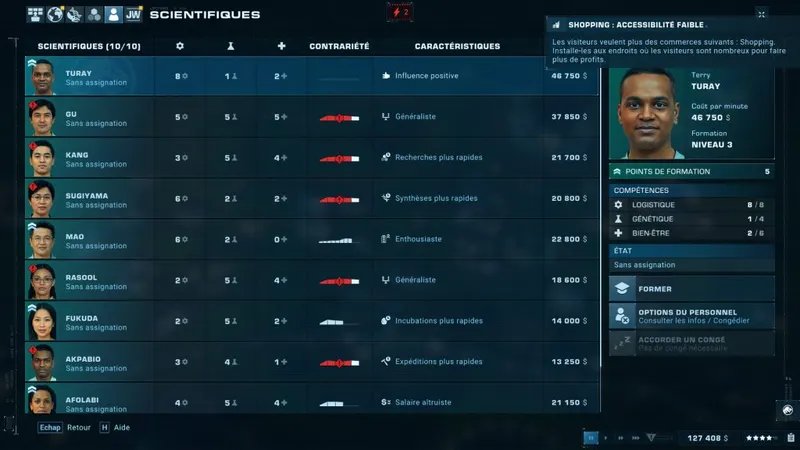 Jurassic World Evolution 2 - scientifiques