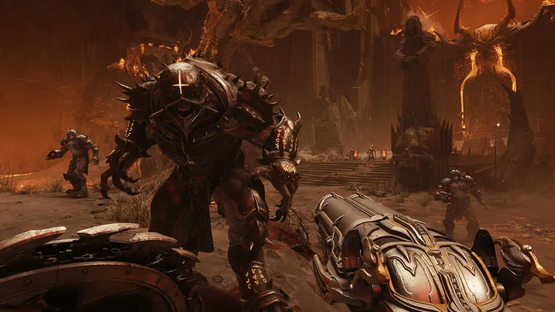 Capture officielle de DOOM : The Dark Ages montrant le contexte de gameplay pour l'étape 1 du guide joueur