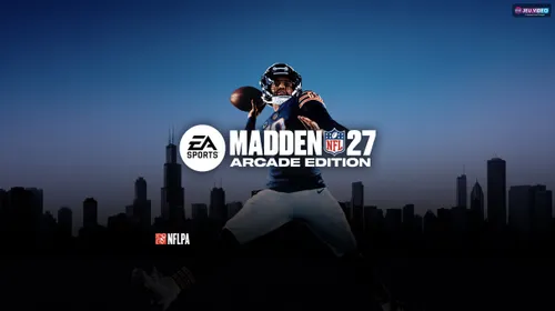 Visuel officiel de Madden NFL 27 Arcade Edition annonçant sa disponibilité dans Apple Arcade