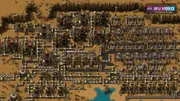 Zone pétrolière de Factorio avec raffineries usines chimiques et tuyaux pour préparer un bloc pétrole stable