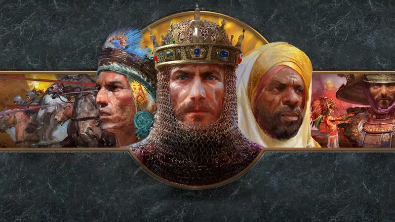 Age of Empires II Mac avec armées médiévales et cités fortifiées en 4K